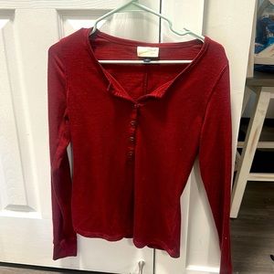 Universal Threads Long sleeve T-shirt (Red)